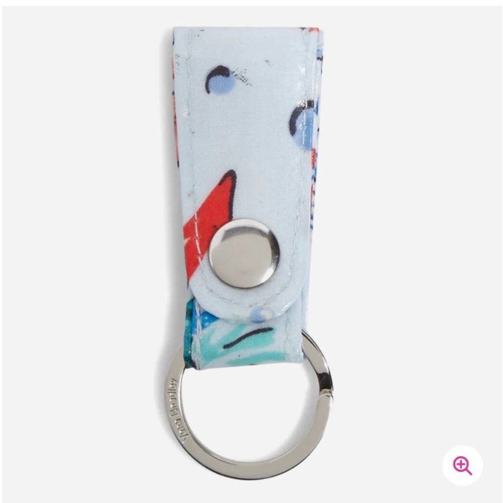 NWT Vera Bradley Factory Style Loop Keychain Anchors Aweigh